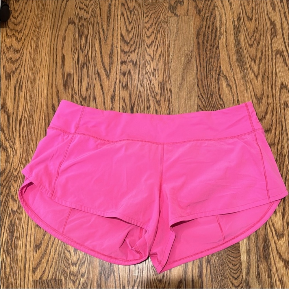 Lululemon Speed Up Low-Rise Lined Short Sonic Pink